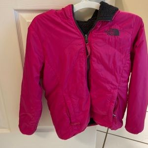 Girls The North Face jacket reversible
